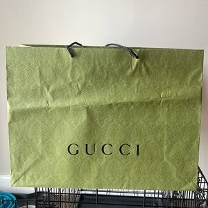 Gucci large tote shopping bag